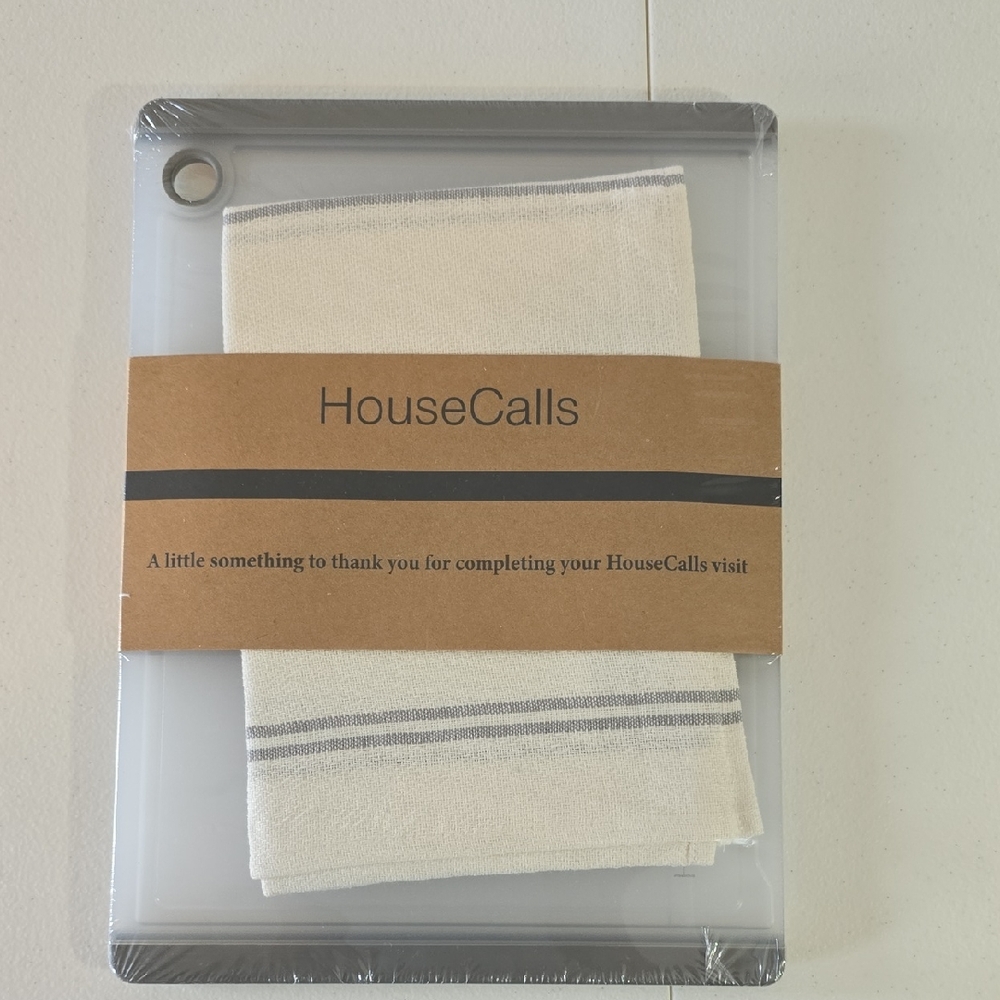 Cutting Board & Towel Set
